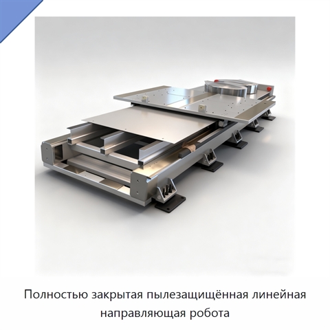 Полностью закрытая пылезащищённая линейная направляющая робота