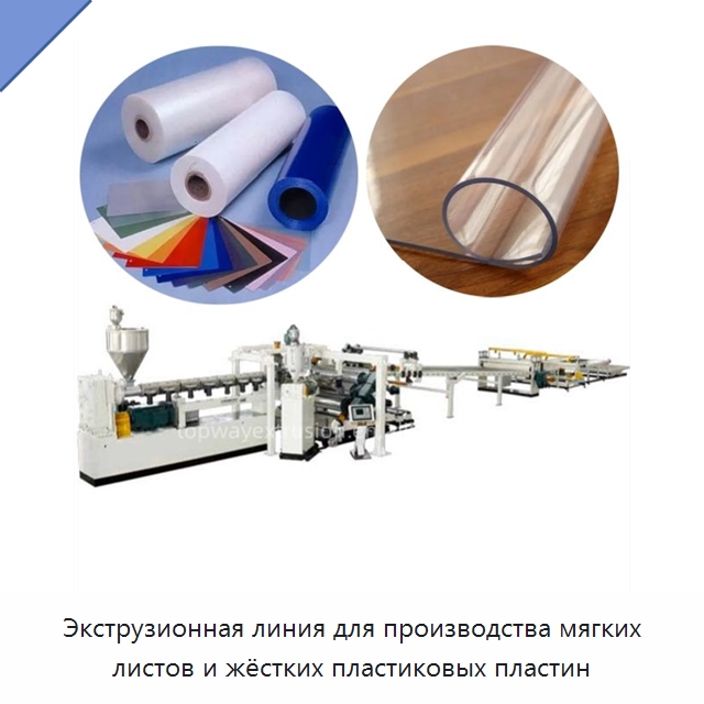 Экструзионная линия для производства мягких листов и жёстких пластиковых пластин — Экструдеры для пластмасс
