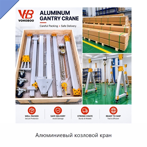 Алюминиевый козловой кран