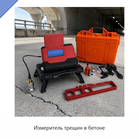 Измеритель трещин в бетоне
