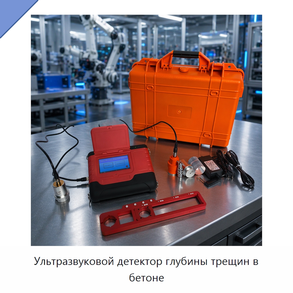 Ультразвуковой детектор глубины трещин в бетоне — Испытательное оборудование