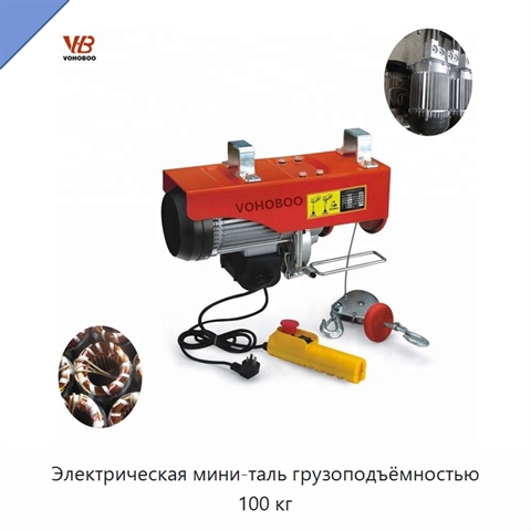 Электрическая мини-таль грузоподъёмностью 100 кг