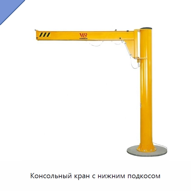 Консольный кран с нижним подкосом — Краны