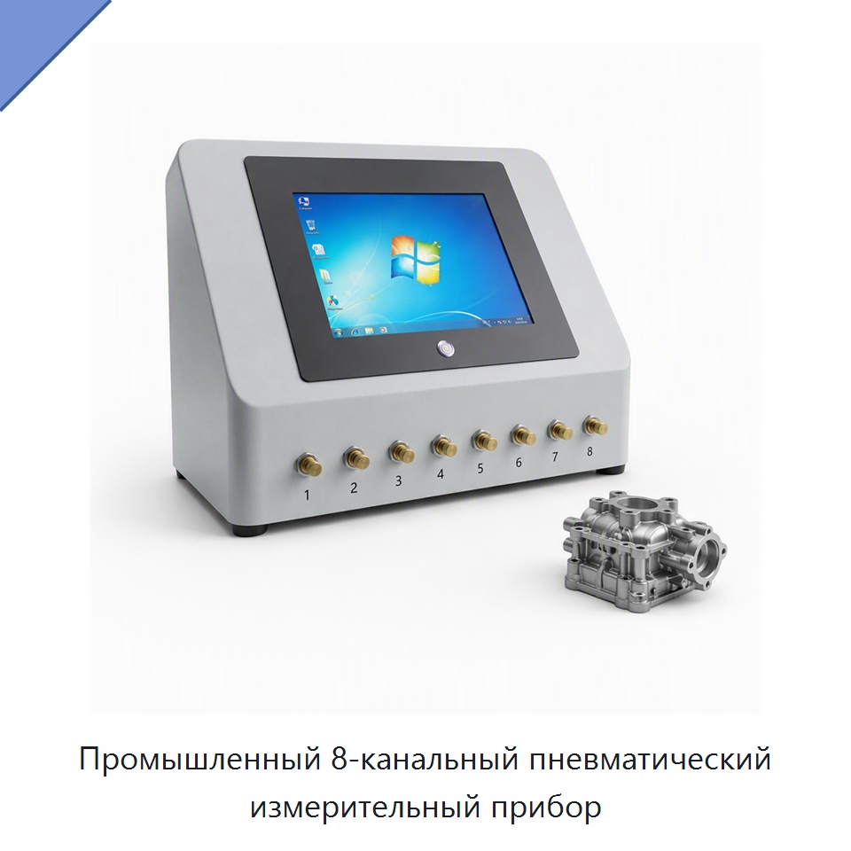 Промышленный 8-канальный пневматический измерительный прибор — Специальные испытательные приборы