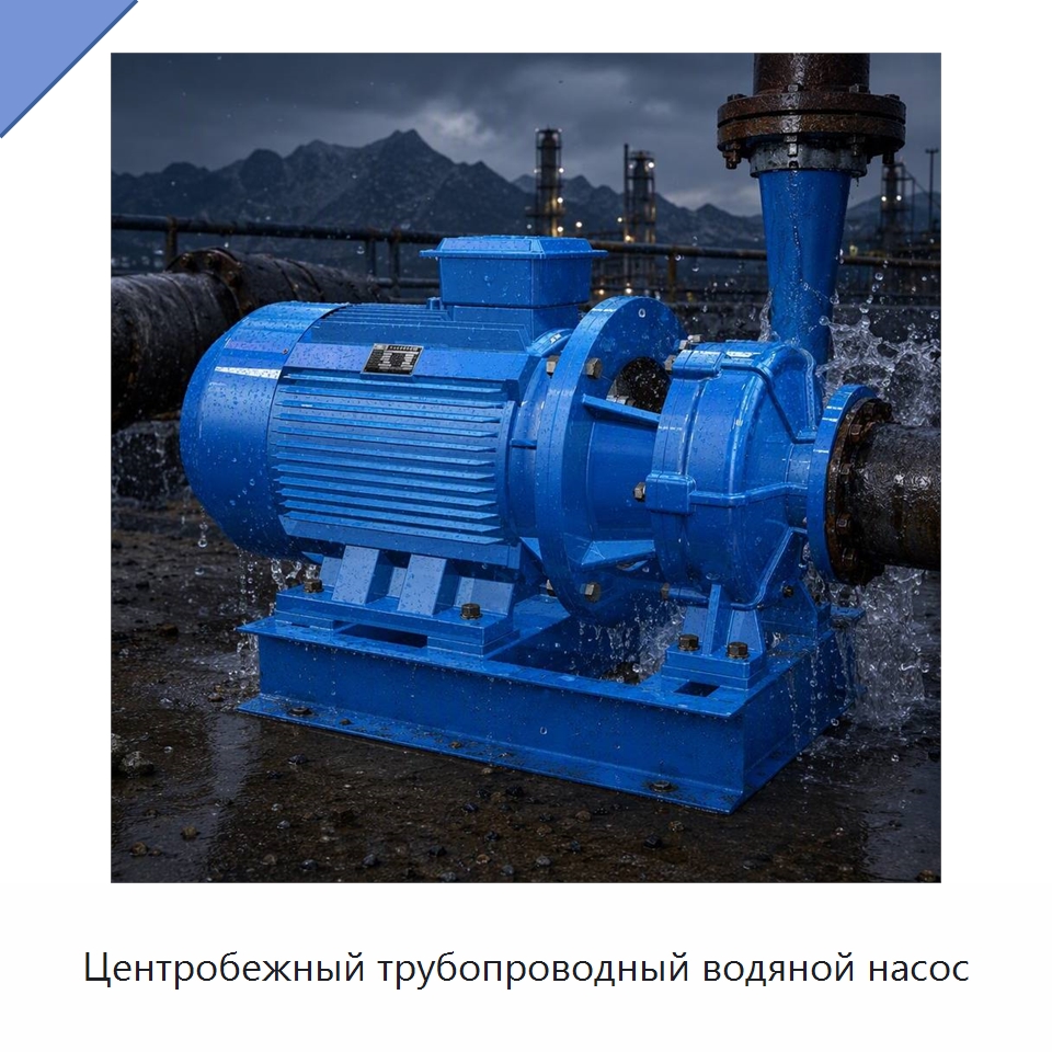 Центробежный трубопроводный водяной насос — Насосы