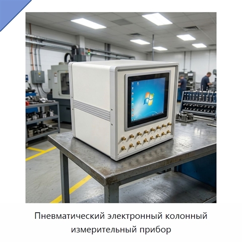 Пневматический электронный колонный измерительный прибор