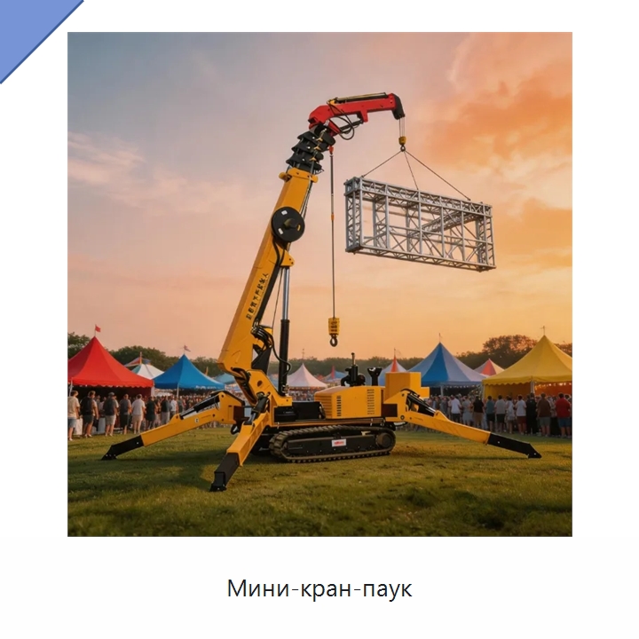 Мини-кран-паук — Краны