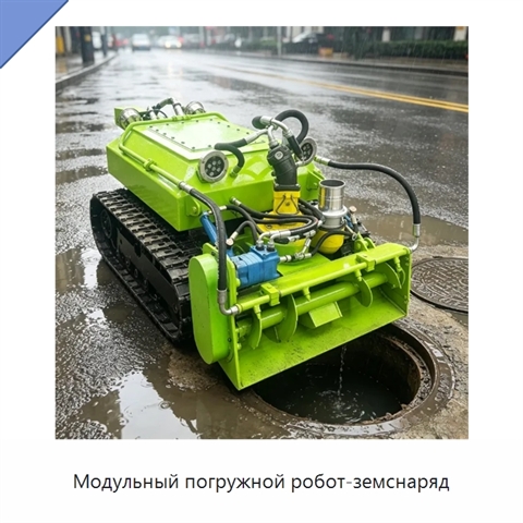 Модульный погружной робот-земснаряд
