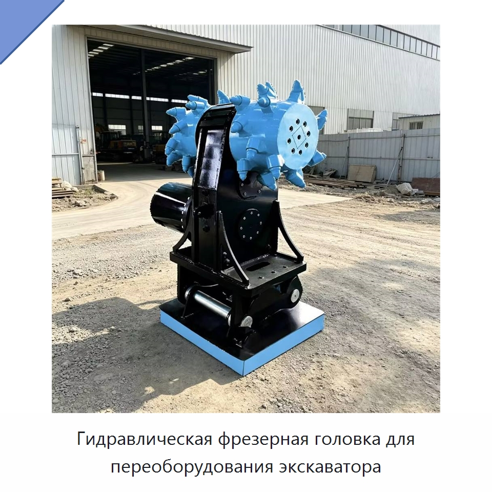 Гидравлическая фрезерная головка для переоборудования экскаватора — Навесное оборудование для строительной техники