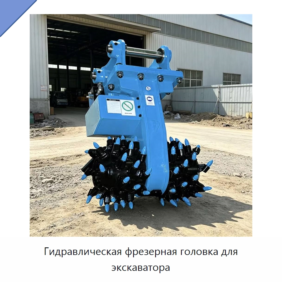 Гидравлическая фрезерная головка для экскаватора — Навесное оборудование для строительной техники