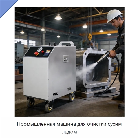Промышленная машина для очистки сухим льдом