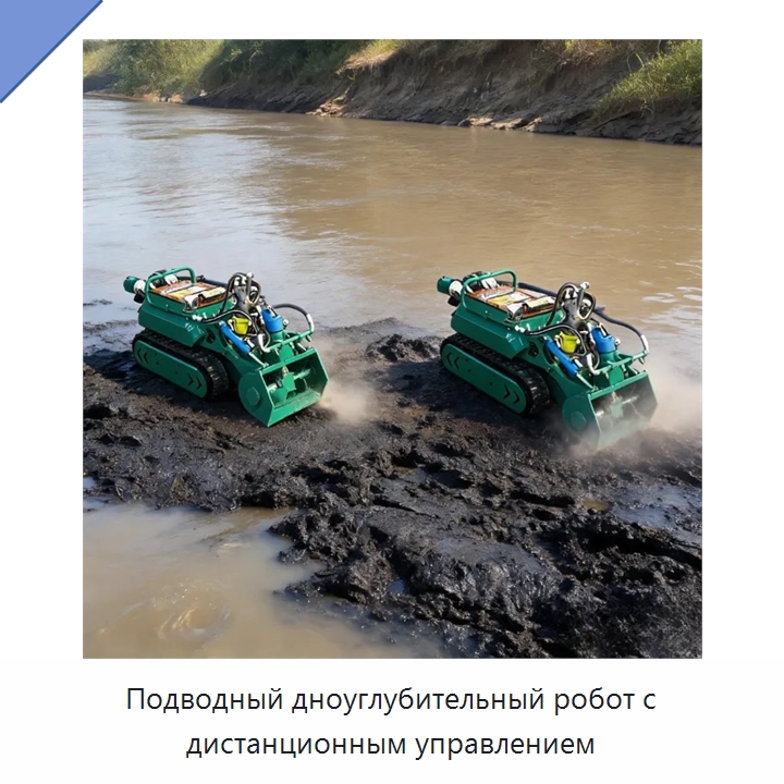 Подводный дноуглубительный робот с дистанционным управлением — Коммунальная техника