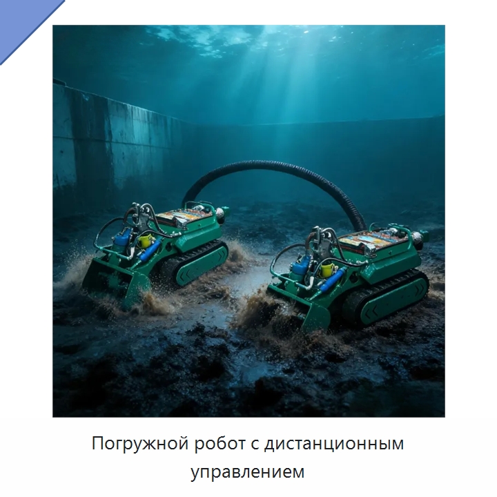 Погружной робот с дистанционным управлением — Коммунальная техника