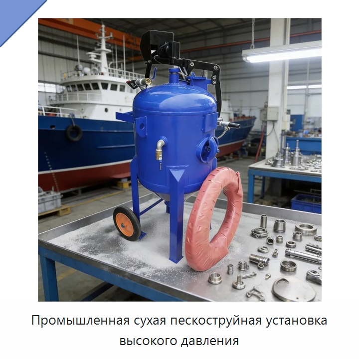 Промышленная сухая пескоструйная установка высокого давления — Пескоструйные аппараты