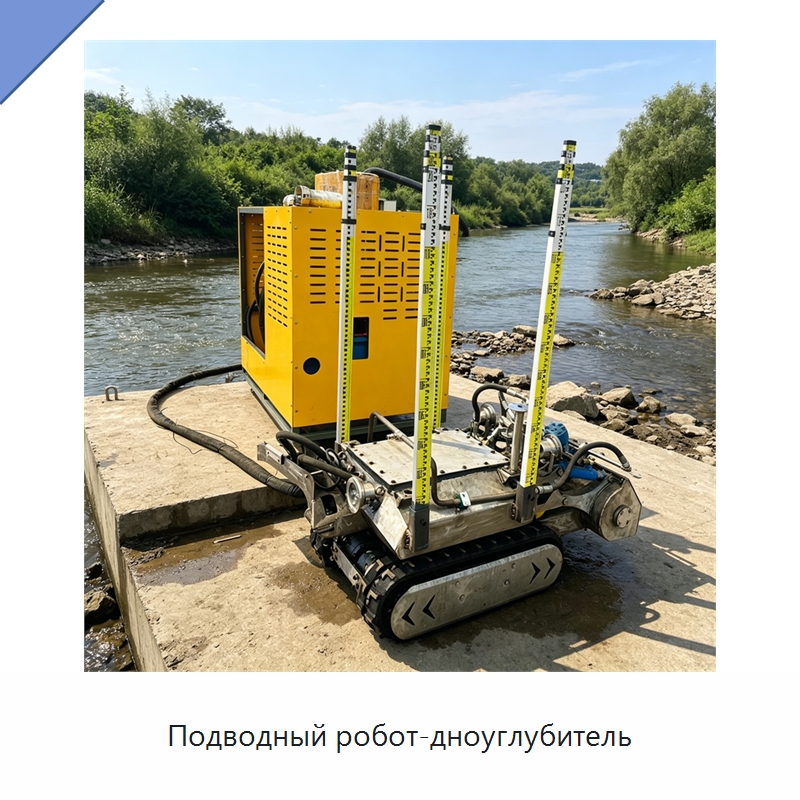 Подводный робот-дноуглубитель — Коммунальная техника