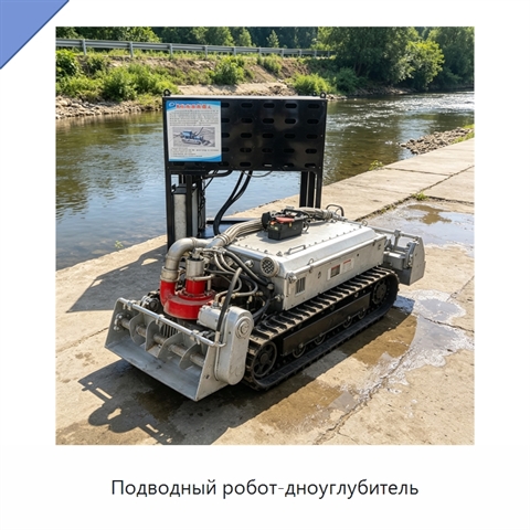 Подводный робот-дноуглубитель