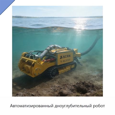 Автоматизированный дноуглубительный робот
