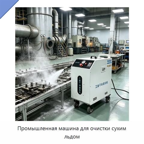 Промышленная машина для очистки сухим льдом