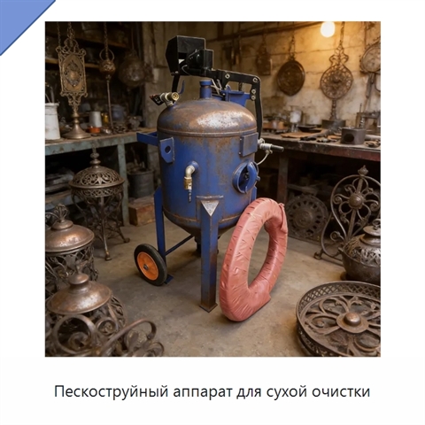Пескоструйный аппарат для сухой очистки