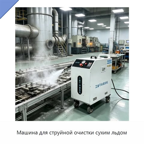 Машина для струйной очистки сухим льдом