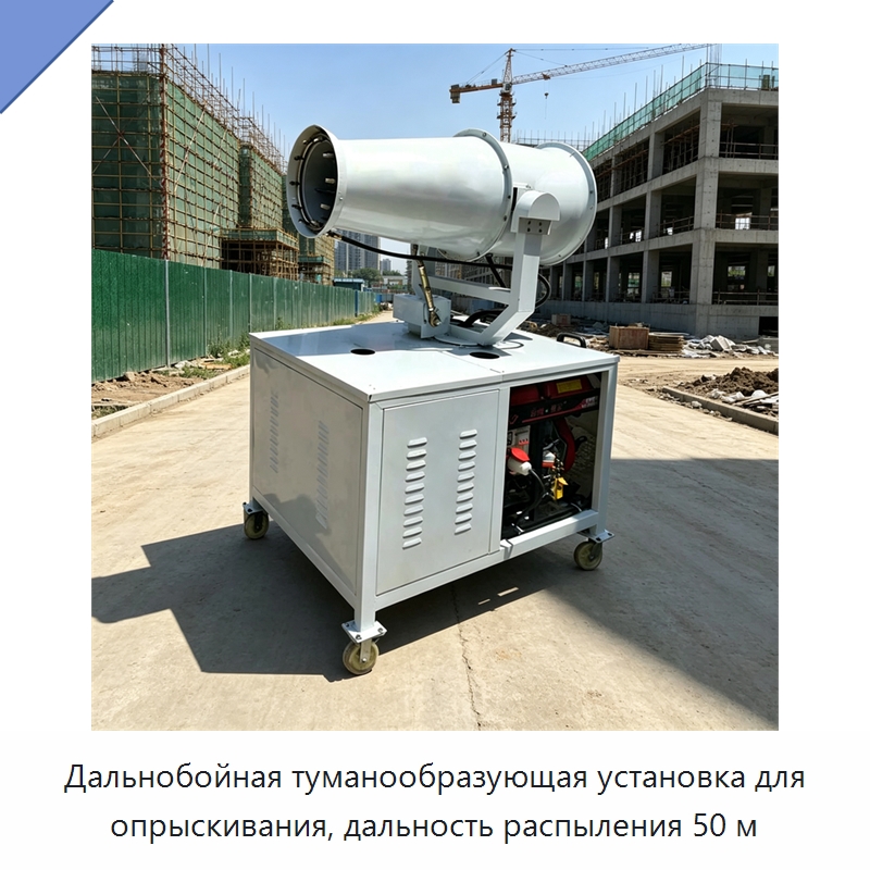 Дальнобойная туманообразующая установка для опрыскивания, дальность распыления 50 м — Туманообразующие пушки