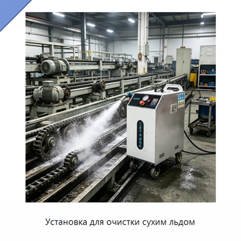Установка для очистки сухим льдом