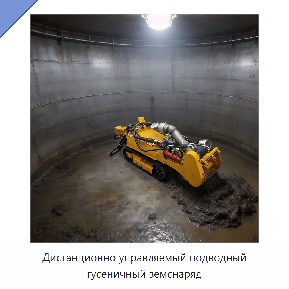 Дистанционно управляемый подводный гусеничный земснаряд — Горнодобывающее оборудование