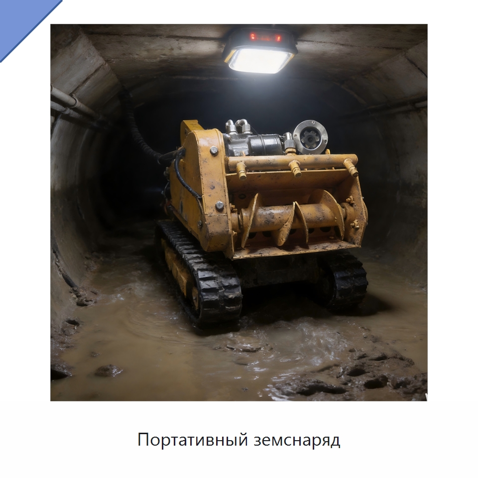 Портативный земснаряд — Горнодобывающее оборудование