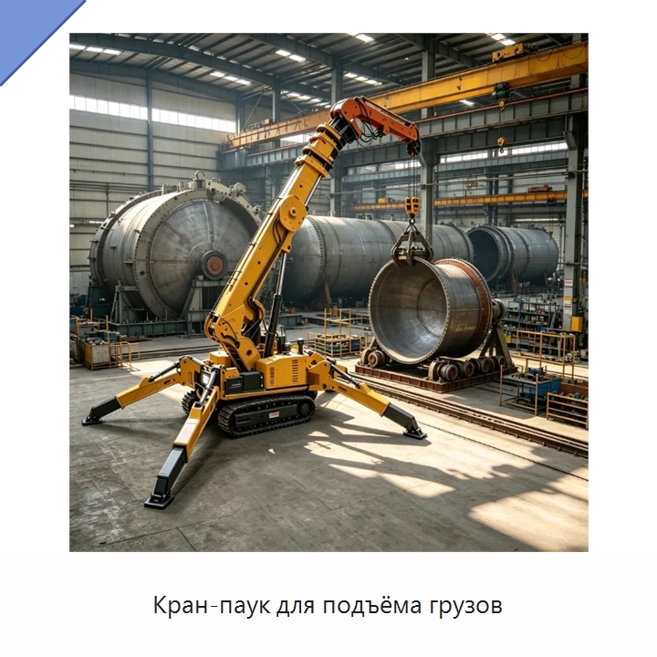 Кран-паук для подъёма грузов — Краны