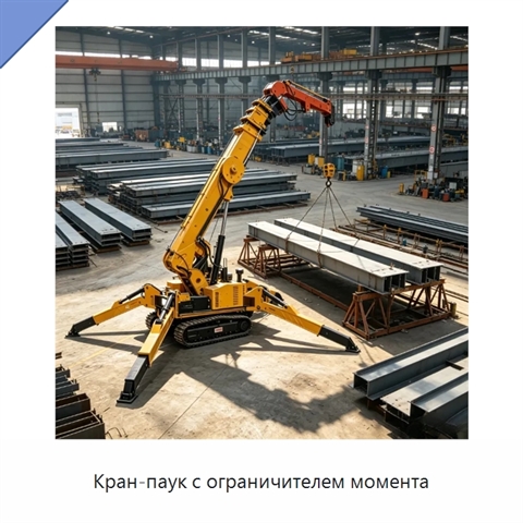 Кран-паук с ограничителем момента