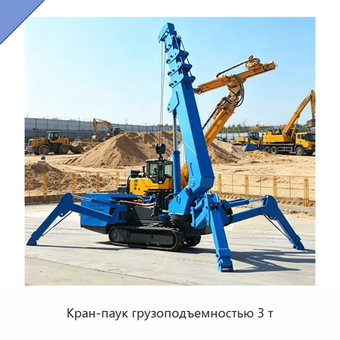 Кран-паук грузоподъемностью 3 т