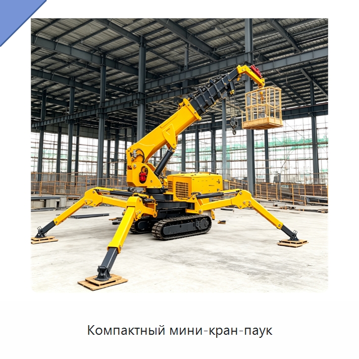 Компактный мини-кран-паук — Краны