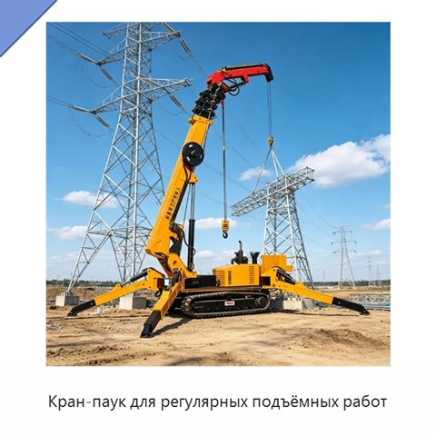 Кран-паук для регулярных подъёмных работ