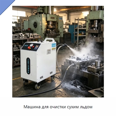 Машина для очистки сухим льдом