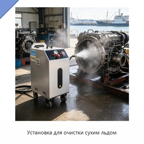 Установка для очистки сухим льдом