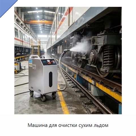 Машина для очистки сухим льдом