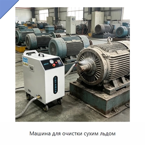 Машина для очистки сухим льдом