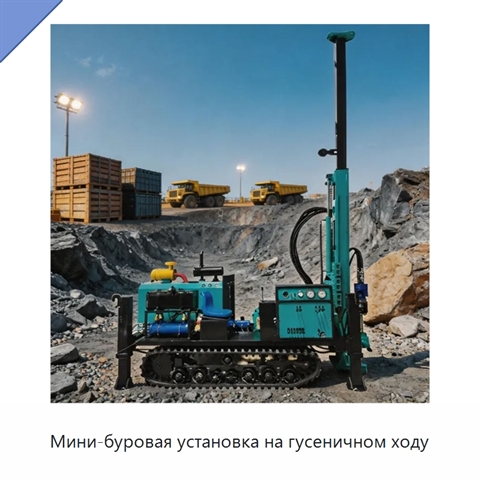 Мини-буровая установка на гусеничном ходу
