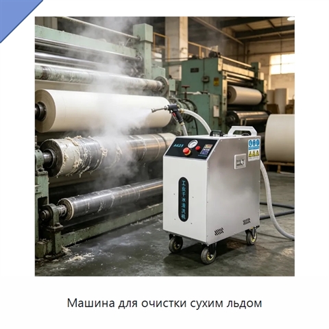 Машина для очистки сухим льдом
