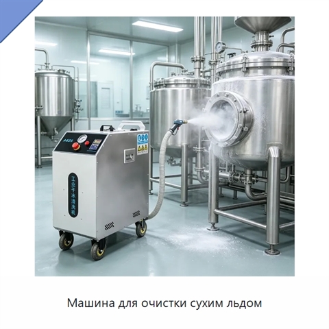 Машина для очистки сухим льдом