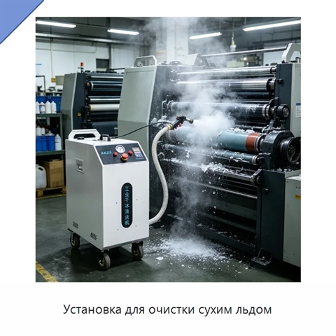Установка для очистки сухим льдом