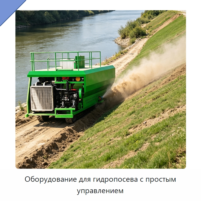 Оборудование для гидропосева с простым управлением — Сеялки и рассадопосадочные машины