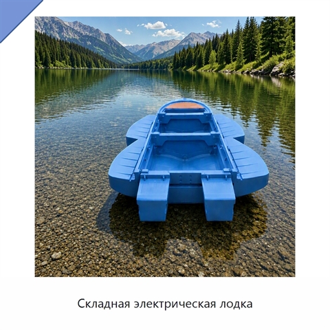 Складная электрическая лодка