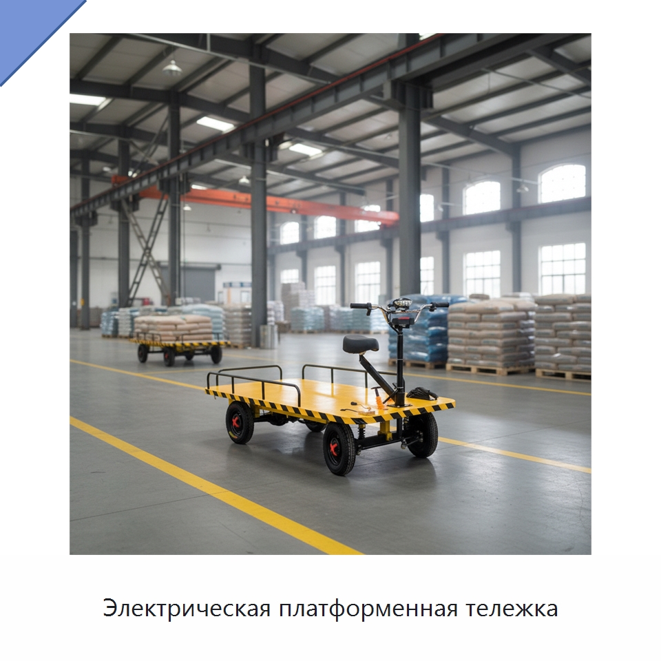 Электрическая платформенная тележка — Ручные грузовые тележки