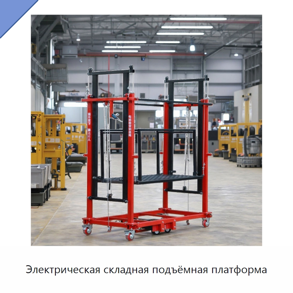 Электрическая складная подъёмная платформа — Строительные леса