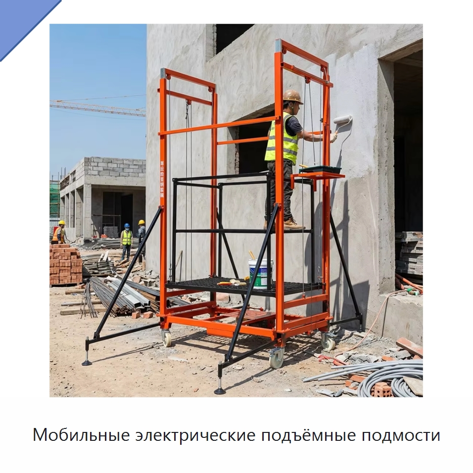 Мобильные электрические подъёмные подмости — Рабочие платформы