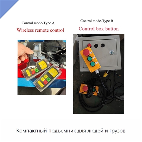 Компактный подъёмник для людей и грузов