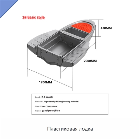 Пластиковая лодка