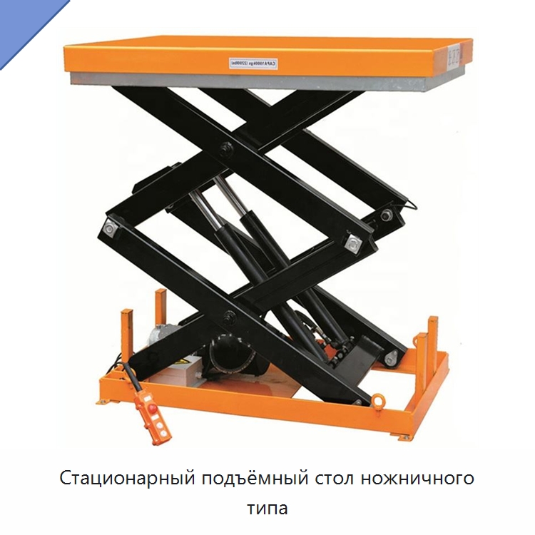 Стационарный подъёмный стол ножничного типа — Подъемные столы