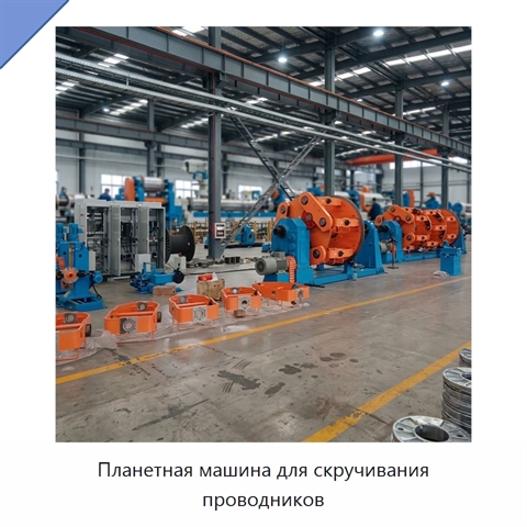 Планетная машина для скручивания проводников